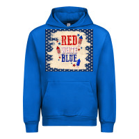 Cobalt red white blue Urban Hoodie - TumblerDesignByShophia
