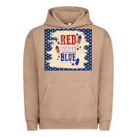 Pigment Burro red white blue Urban Hoodie - TumblerDesignByShophia