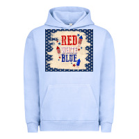 Pigment Grape Ice red white blue Urban Hoodie - TumblerDesignByShophia
