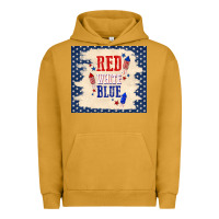 Pigment Peanut Butter red white blue Urban Hoodie - TumblerDesignByShophia
