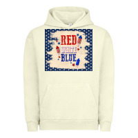 Pigment Pistachio red white blue Urban Hoodie - TumblerDesignByShophia