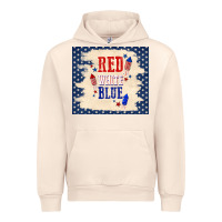 Sandshell red white blue Urban Hoodie - TumblerDesignByShophia