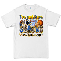White im just here for the snacks basketball sister Premium Tee - Zillion Design Studio