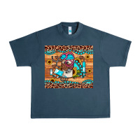 Midnight Navy western gemstone sunflower nurse Urban Heavy Tee - JahusDesignShop