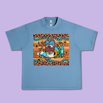 Western Gemstone Sunflower Nurse Urban Heavy Tee Designed By Jahusdesignshop