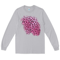 Moon Dust pink leopard patch Long Sleeve Tee - AdoDesignShop