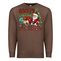 Chestnut Santa's Favorite Teacher Premium Sweatshirt - BundleAndBundleShop