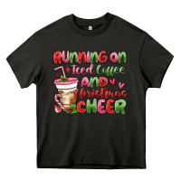 Asphalt running on iced coffee and christmas cheer Heavy Core Tee - MaliasSmallBusiness