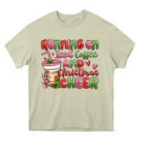 Mossy running on iced coffee and christmas cheer Heavy Core Tee - MaliasSmallBusiness