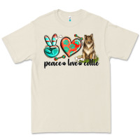 Bone peace love collie Premium Tee - texasbilliewilder