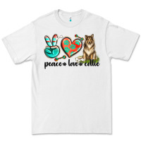 White peace love collie Premium Tee - texasbilliewilder