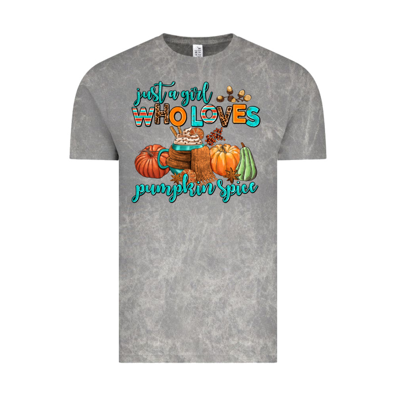 Just A Girl Who Loves Pumpkin Spice Vintage Tee by AdoDesignShop | Teevron