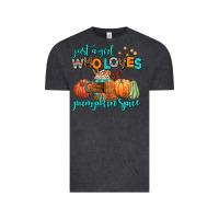 Vintage Black just a girl who loves pumpkin spice Vintage Tee - AdoDesignShop