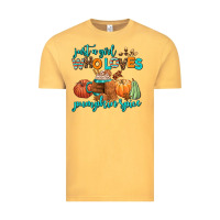 Vintage Mustard just a girl who loves pumpkin spice Vintage Tee - AdoDesignShop