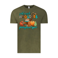 Vintage Olive just a girl who loves pumpkin spice Vintage Tee - AdoDesignShop