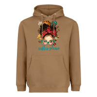 Toasted Coconut coffee please messy bun with coffee bean bbs Heavyweight Hoodie - BundleAndBundleShop