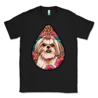 Black shih tzu teardrop earrings Classic Tee - Artiststas