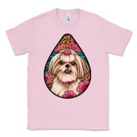 Bubblegum Pink shih tzu teardrop earrings Classic Tee - Artiststas