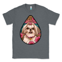 Charcoal Heather shih tzu teardrop earrings Classic Tee - Artiststas