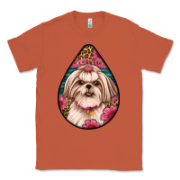 Copper shih tzu teardrop earrings Classic Tee - Artiststas