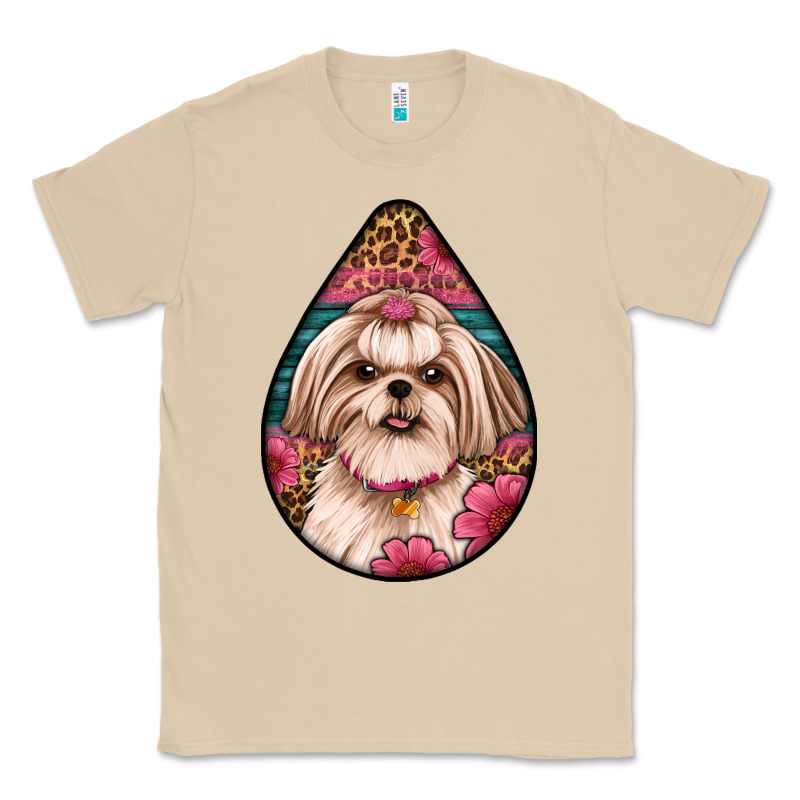Shih Tzu Teardrop Earrings Classic Tee by Artiststas | Teevron