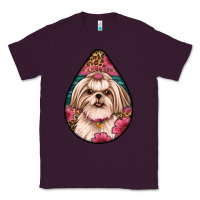 Plum shih tzu teardrop earrings Classic Tee - Artiststas