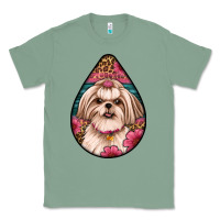 Sage shih tzu teardrop earrings Classic Tee - Artiststas