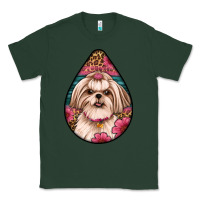 Sports Green shih tzu teardrop earrings Classic Tee - Artiststas