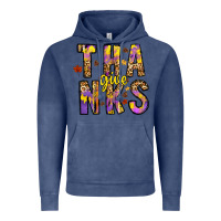 Vintage Denim give thanks Vintage Hoodie - CowhideDigitalArt