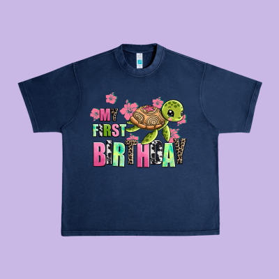 Mu First Birthday Urban Heavy Tee Designed By Adodesignshop