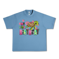 Pebble Blue mu first birthday Urban Heavy Tee - AdoDesignShop