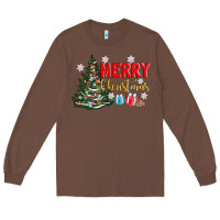 Chestnut merry christmas tree Long Sleeve Tee - AdoDesignShop