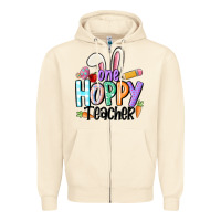 Sandshell one hoppy teacher Zipper Hoodie - MaliasSmallBusiness