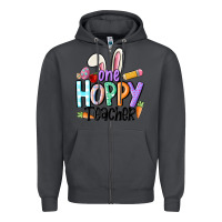 Smoke one hoppy teacher Zipper Hoodie - MaliasSmallBusiness