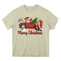 Mossy merry christmas truck Heavy Core Tee - MaliasSmallBusiness