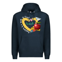 Navy teaching is a work of heart Premium Hoodie - JahusDesignShop