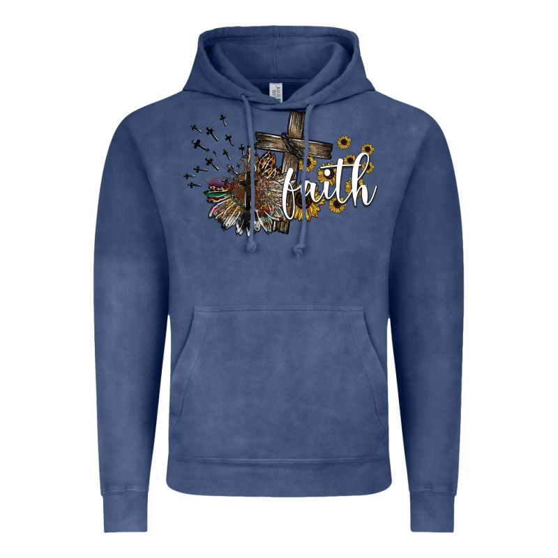 Faith Vintage Hoodie by SublimationCraftShop | Teevron