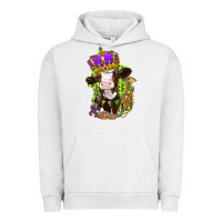 Pigment Lunar Rock Mardi Gras Cow Urban Hoodie - HowdyJamesFarm