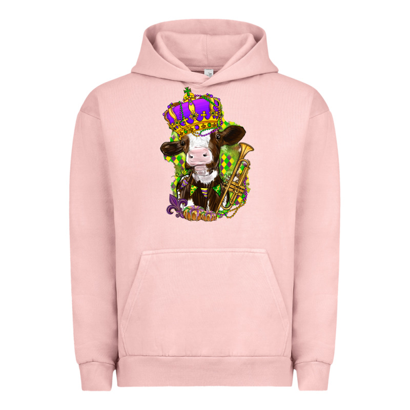 Mardi Gras Cow Urban Hoodie by HowdyJamesFarm | Teevron