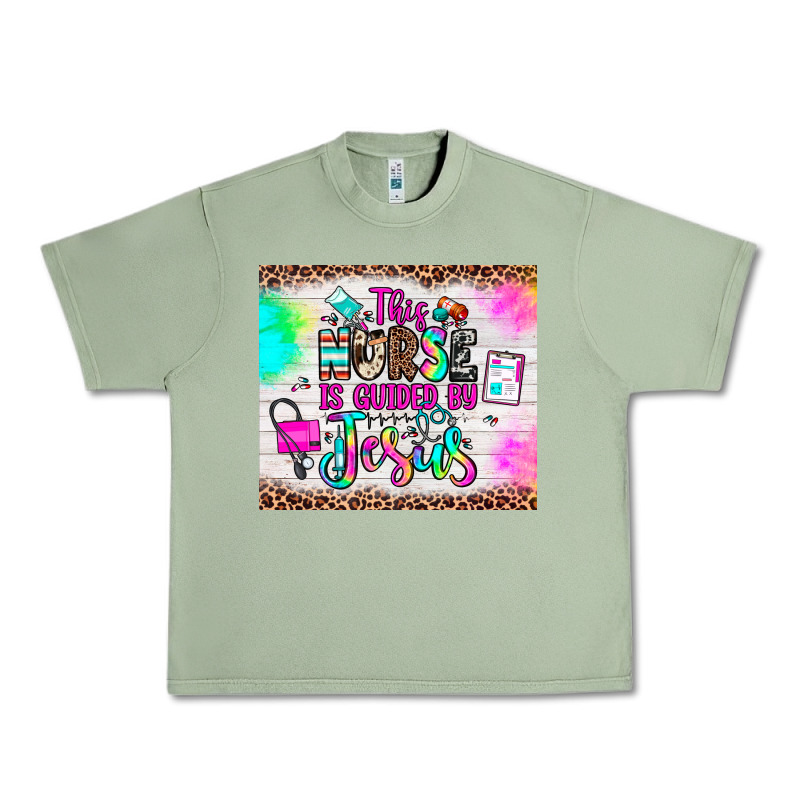 This Nurse Is Guided By Jesus Urban Heavy Tee by JahusDesignShop | Teevron