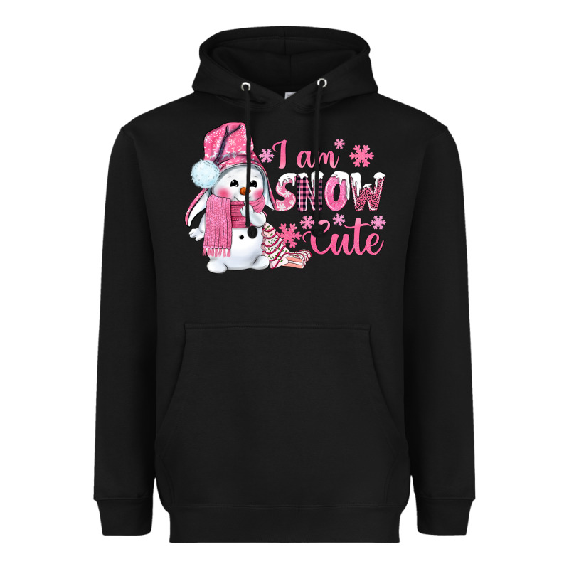 I Am Snow Cute Pink Bbs Heavyweight Hoodie by BundleAndBundleShop | Teevron