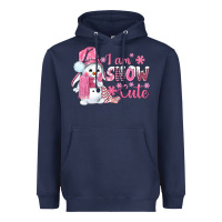 Navy i am snow cute pink bbs Heavyweight Hoodie - BundleAndBundleShop
