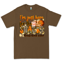Cacao im just here for the snacks basketball sister Premium Tee - Zillion Design Studio