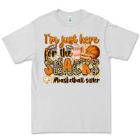 Dove Grey im just here for the snacks basketball sister Premium Tee - Zillion Design Studio