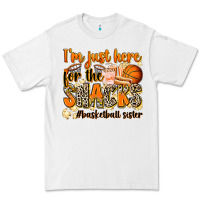 White im just here for the snacks basketball sister Premium Tee - Zillion Design Studio