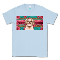 Dusty Blue shih tzu license plate Classic Tee - Artiststas