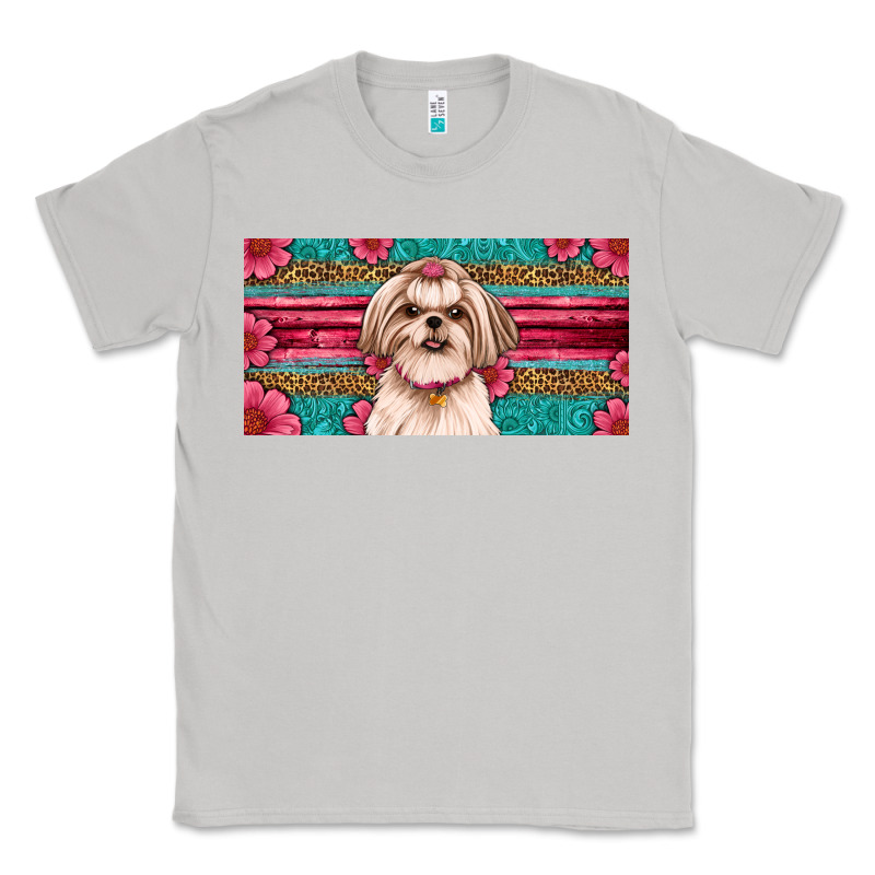 Shih Tzu License Plate Classic Tee by Artiststas | Teevron