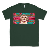Sports Green shih tzu license plate Classic Tee - Artiststas