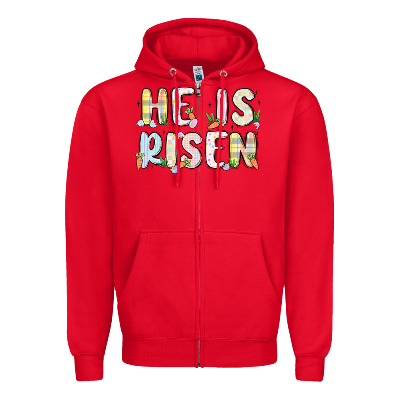 He Is Risen Zipper Hoodie by MaliasSmallBusiness | Teevron