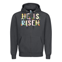 Smoke he is risen Zipper Hoodie - MaliasSmallBusiness
